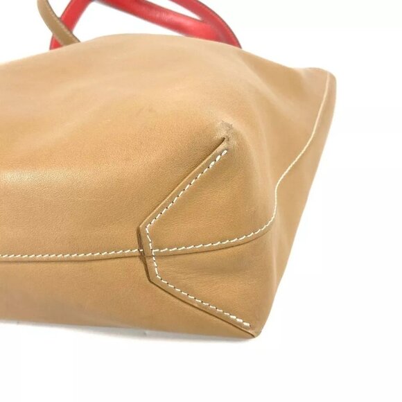 HERMES Bicolor Doble Sense 28 Bag Shoulder Bag Tote Bag Shoulder Bag pink/Beige - Picture 7 of 16